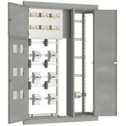 IEK Щит этажный ЩЭ-3201 УХЛ3 с отделением для слаботочных устройств 2 квартиры выключатель автоматический вводной 3Р 100А отходящие на каждую кв